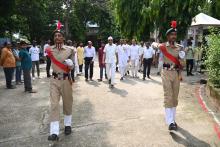 Principal's Walk for Flag Hosting